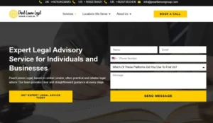 Pearl Lemon Legal website