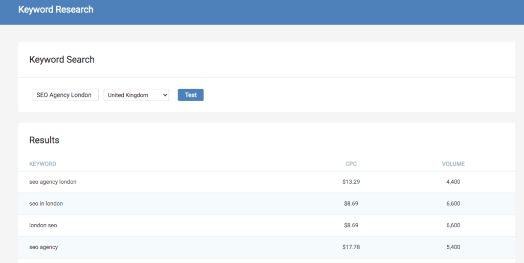 Keyword Research