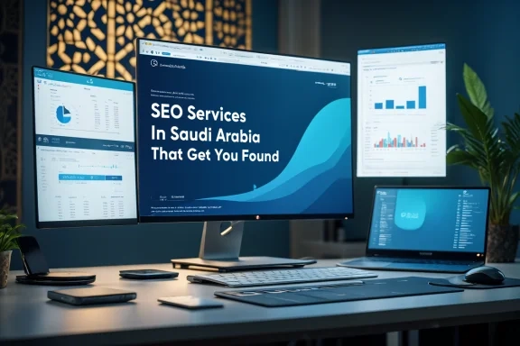 SEO Services In Saudi Arabia That Get You Found