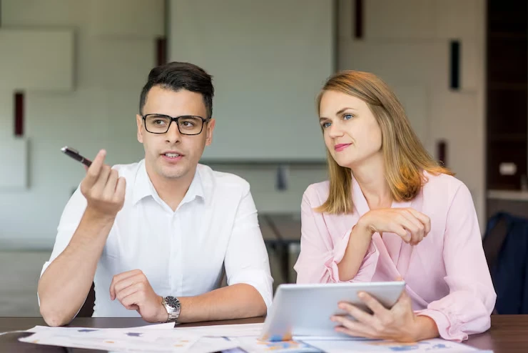 Why Choose Us team working