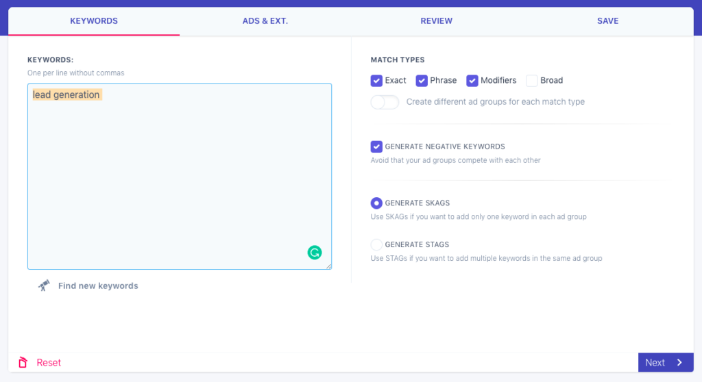 Keyword Planner