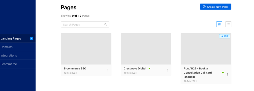 Landing Pages